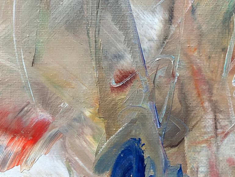 Original Abstract Expressionism Abstract Painting by Mara Gimelbrant