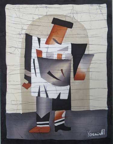 Print of Cubism Men Paintings by ksenia golubkov