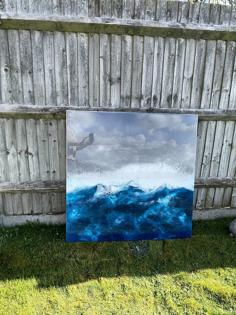 Original Modern Seascape Painting by Skevi Brodie