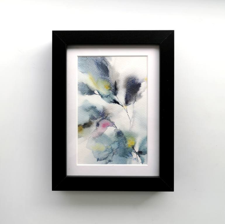 Original Abstract Floral Painting by Olga Grigorevykh