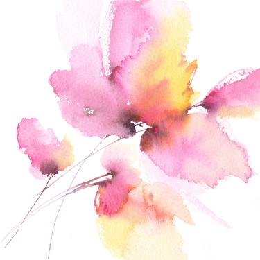 Watercolor Flowers Paintings For Sale Saatchi Art