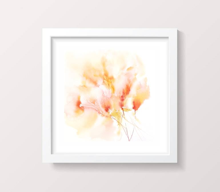 Original Abstract Floral Painting by Olga Grigorevykh