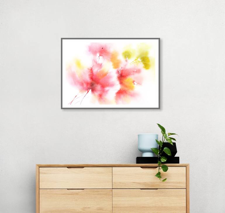 Original Floral Painting by Olga Grigorevykh