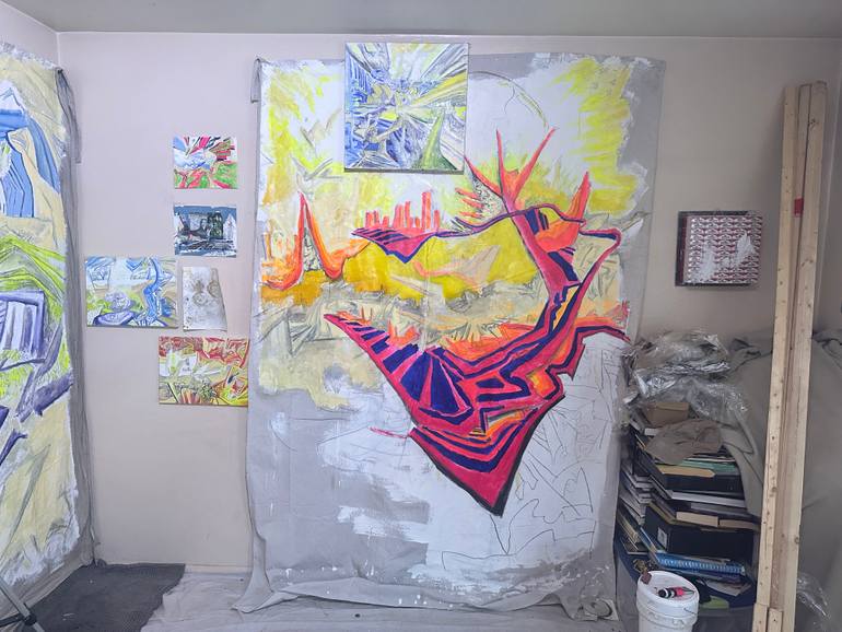 Original Contemporary Science/Technology Painting by Nicholas O'Neal Blume