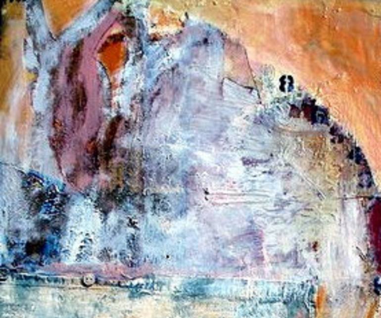 Original Abstract Expressionism Erotic Painting by Murray Naditch