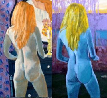 Original Nude Painting by Murray Naditch