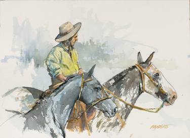 Original Figurative Horse Paintings by Carlos Fandiño