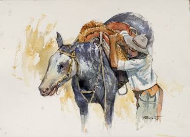 Original Horse Paintings by Carlos Fandiño