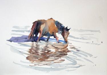 Original Figurative Horse Paintings by Carlos Fandiño