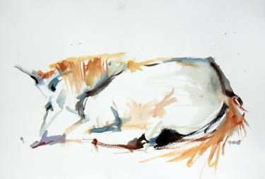 Print of Figurative Horse Paintings by Carlos Fandiño