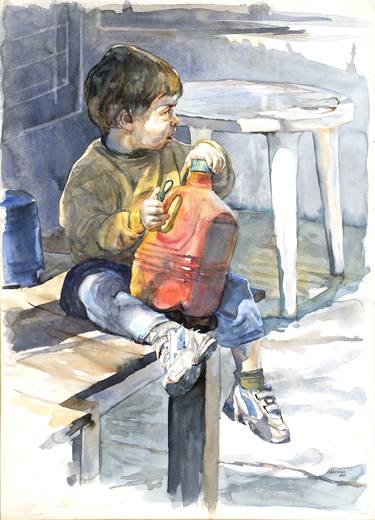 Print of Children Paintings by Carlos Fandiño