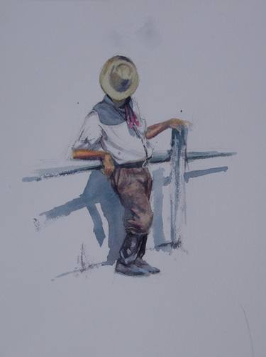 Original Realism Rural life Paintings by Carlos Fandiño