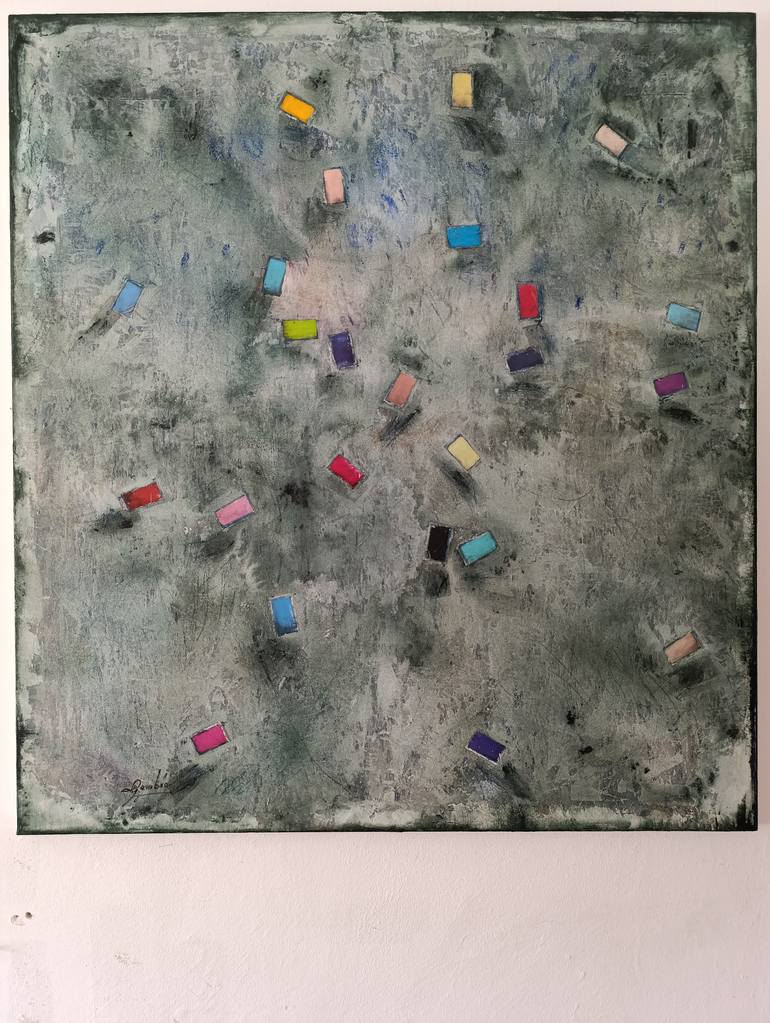 Original Abstract Painting by Vladimir Castillo Gamboa
