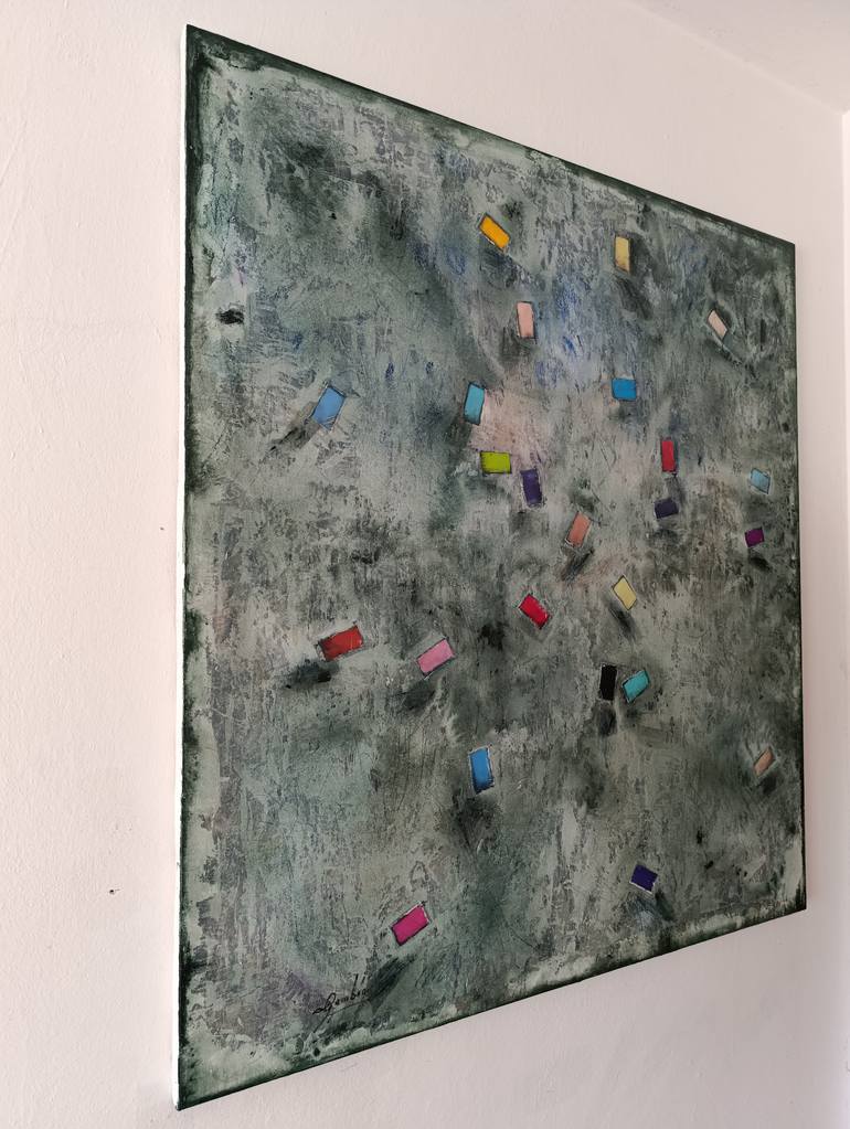 Original Abstract Painting by Vladimir Castillo Gamboa
