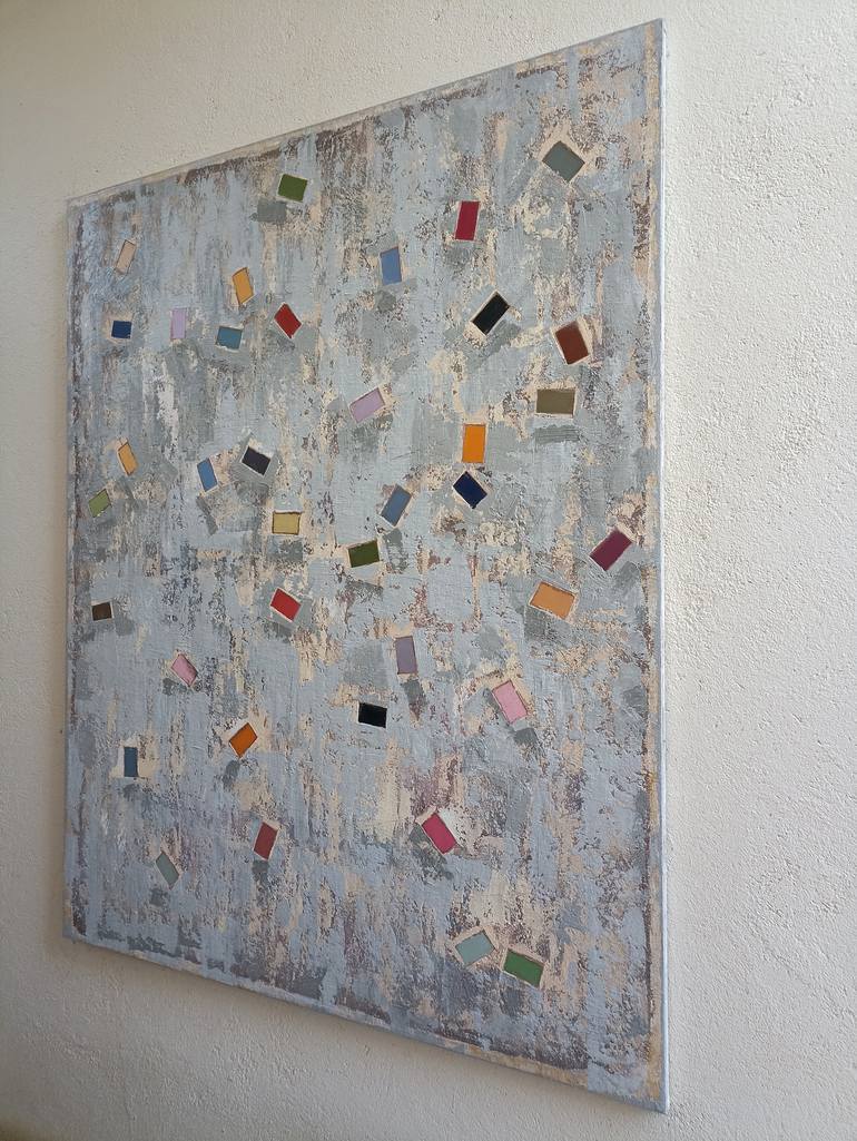 Original Conceptual Abstract Painting by Vladimir Castillo Gamboa