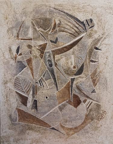 Original Cubism Abstract Paintings by Vladimir Castillo Gamboa