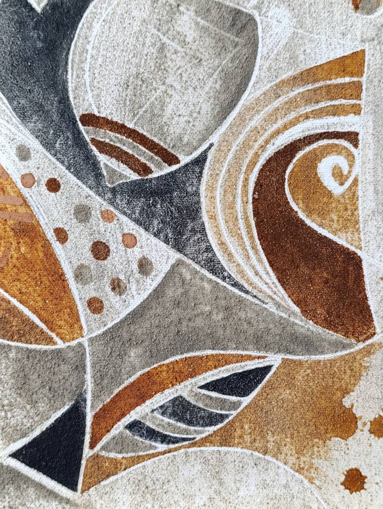Original Cubism Abstract Painting by Vladimir Castillo Gamboa