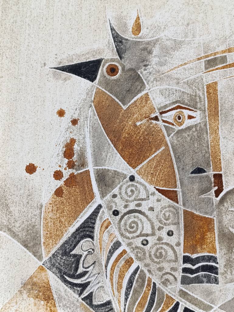 Original Cubism Abstract Painting by Vladimir Castillo Gamboa