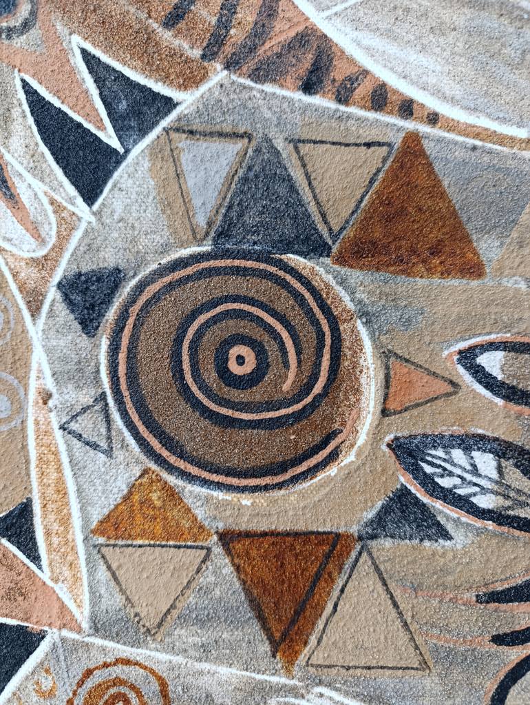 Original Cubism Abstract Painting by Vladimir Castillo Gamboa