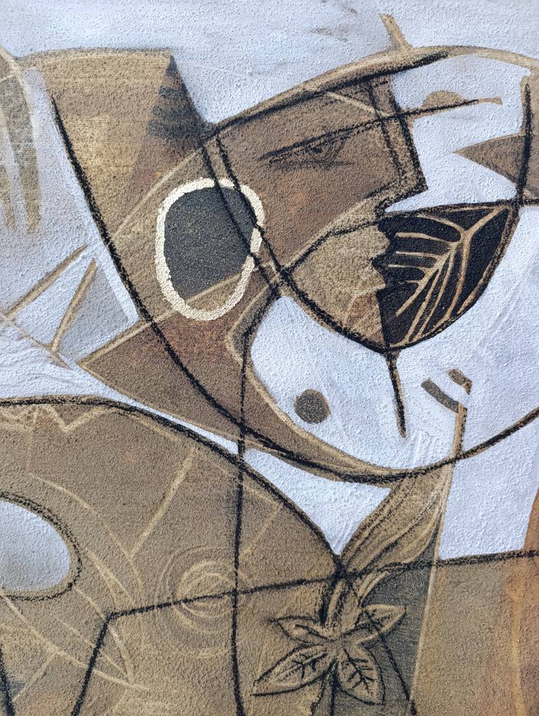 Original Cubism Abstract Painting by Vladimir Castillo Gamboa