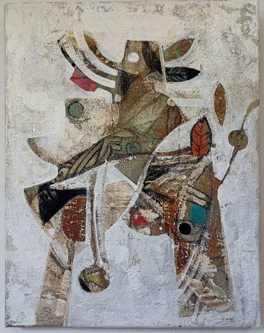 Original Folk Abstract Paintings by Vladimir Castillo Gamboa