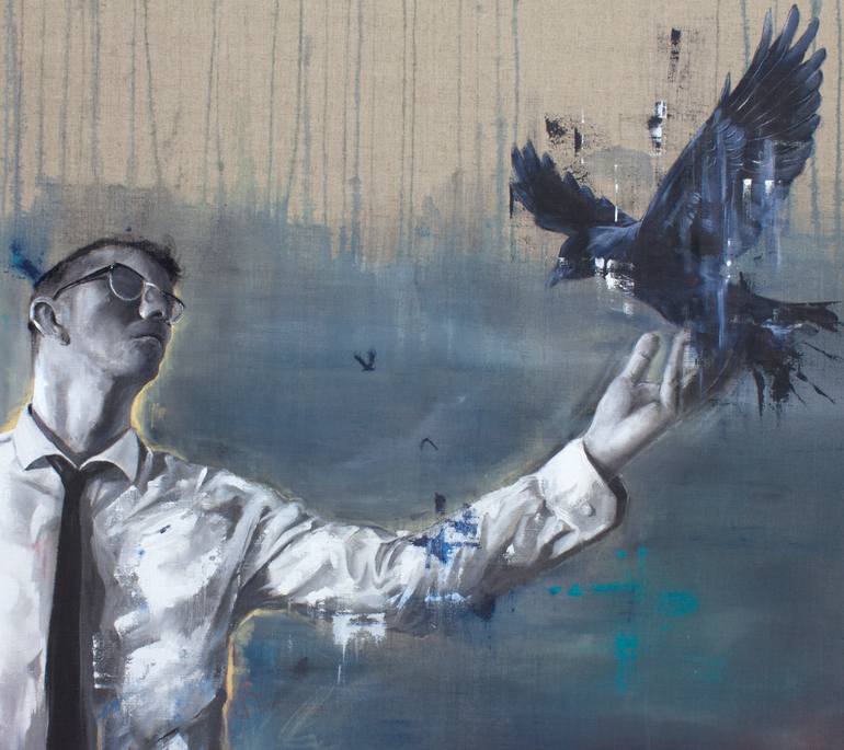 Original Expressionism Nature Painting by Tommy Fiendish