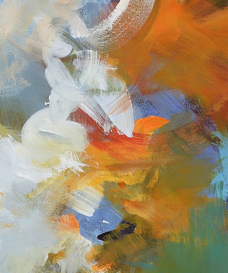 Original Abstract Expressionism Abstract Painting by Marleen Provencal