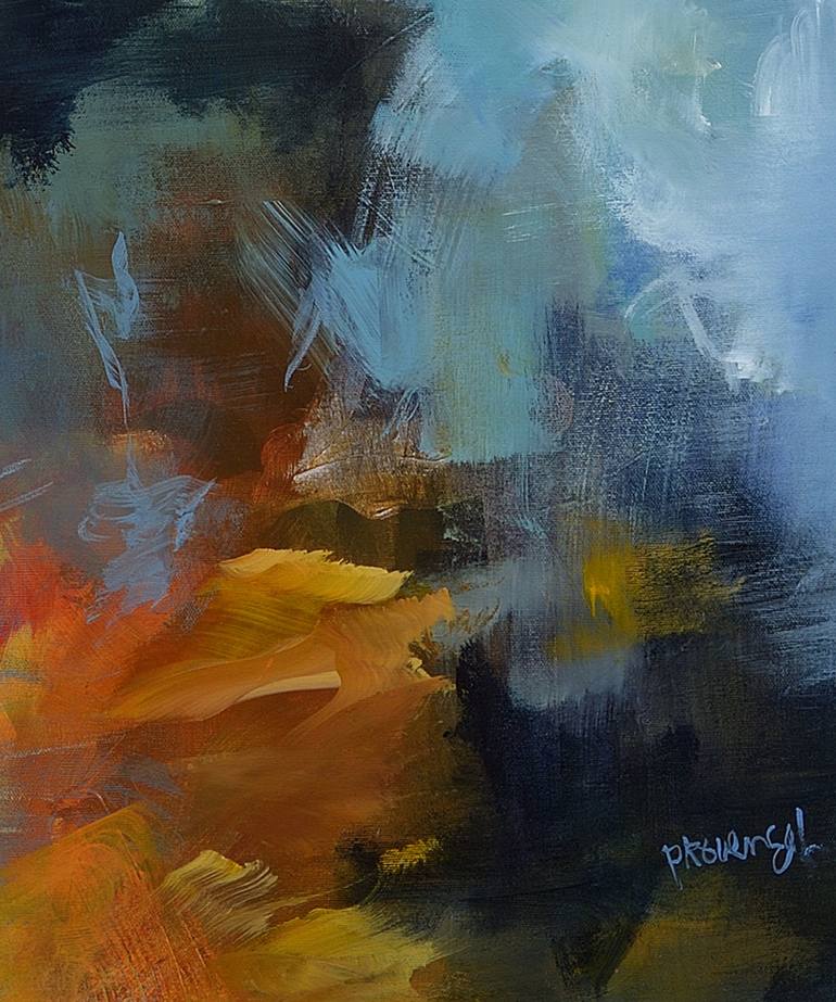 Original Abstract Expressionism Abstract Painting by Marleen Provencal