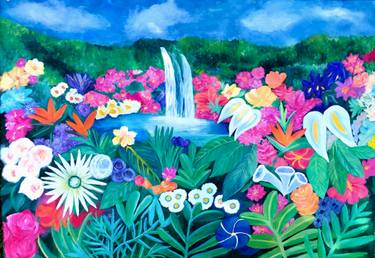 Original Contemporary Garden Painting by Rebecca Both