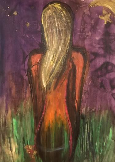 Original Expressionism People Paintings by Rebecca Both