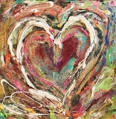 Original Abstract Love Paintings by Rebecca Both