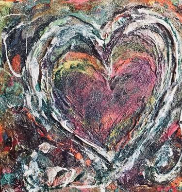 Original Abstract Love Paintings by Rebecca Both