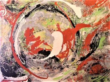 Original Fine Art Abstract Paintings by Rebecca Both
