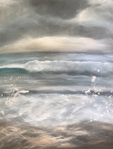 Print of Beach Paintings by Rebecca Both