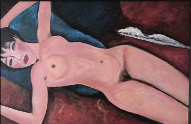 Original Figurative Nude Paintings by Rebecca Both