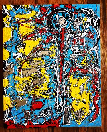Original Abstract Painting by Tim Gowan