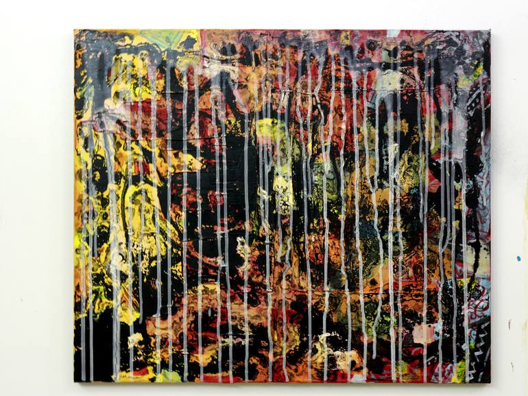 Original Abstract Expressionism Abstract Painting by Trayko ART
