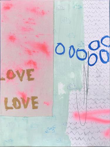 Print of Abstract Love Paintings by Michele Lysek