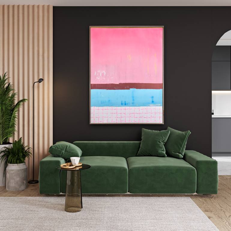 Original Abstract Expressionism Abstract Painting by Michele Lysek