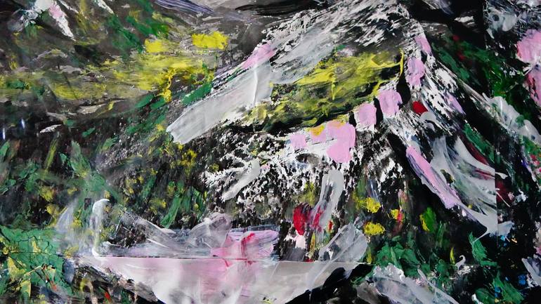 Original Expressionism Landscape Painting by Michel Tabanou