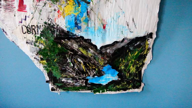 Original Expressionism Landscape Painting by Michel Tabanou