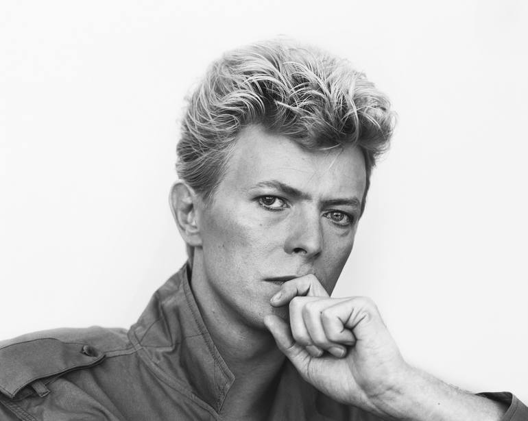 David Bowie Listens Photography by Tony McGee | Saatchi Art