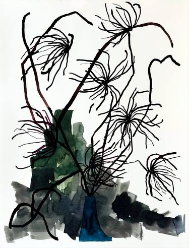 Original Abstract Expressionism Nature Painting by Mariia Zhuravel