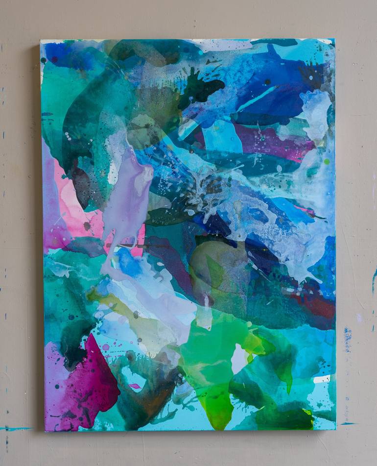 Original Abstract Expressionism Abstract Painting by Kori Gabs