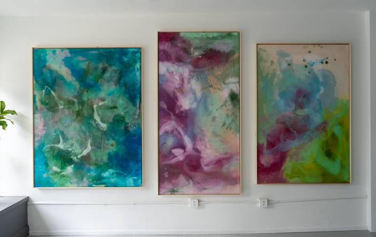 Original Abstract Expressionism Abstract Painting by Kori Gabs