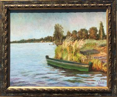 Print of Impressionism Boat Paintings by FILLI FILLI