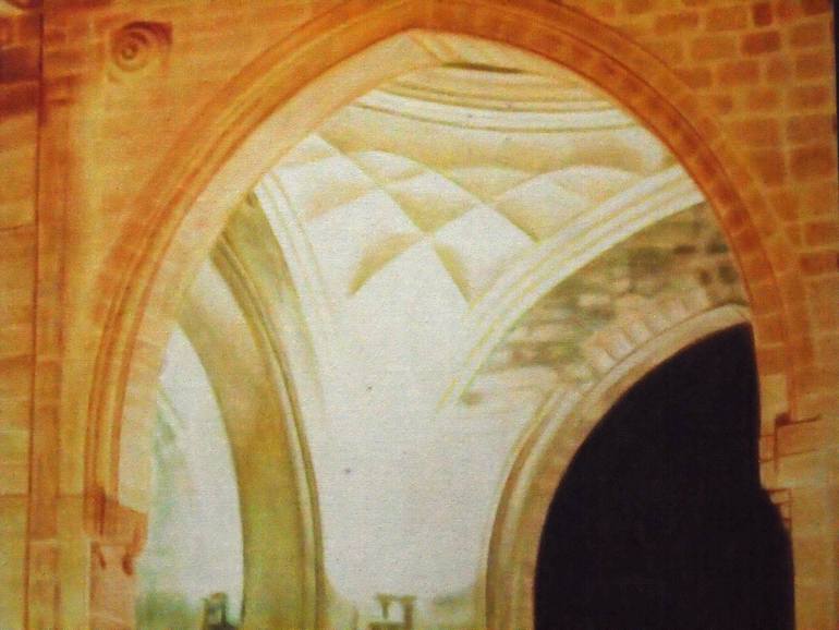 Original Realism Architecture Painting by Jayanta Basu