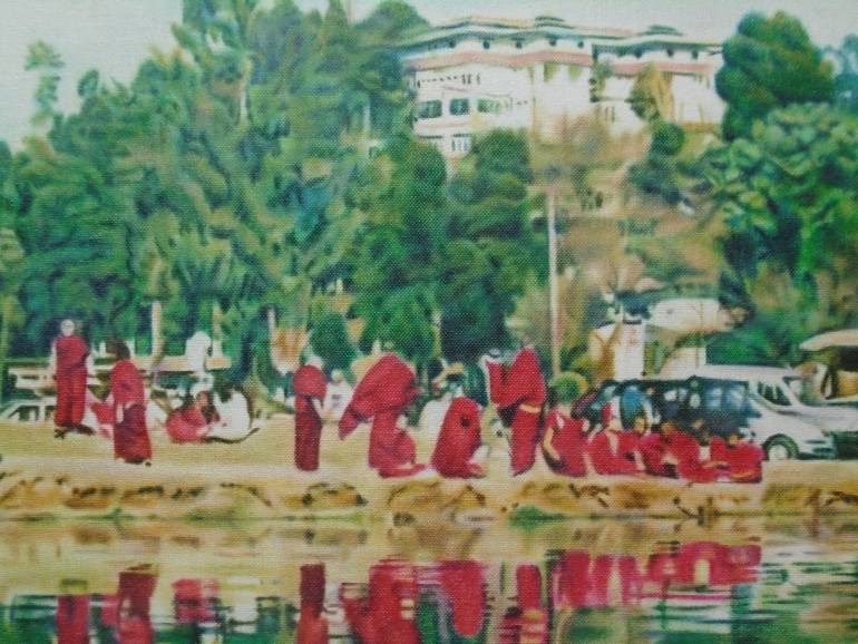 Original Realism Water Painting by Jayanta Basu