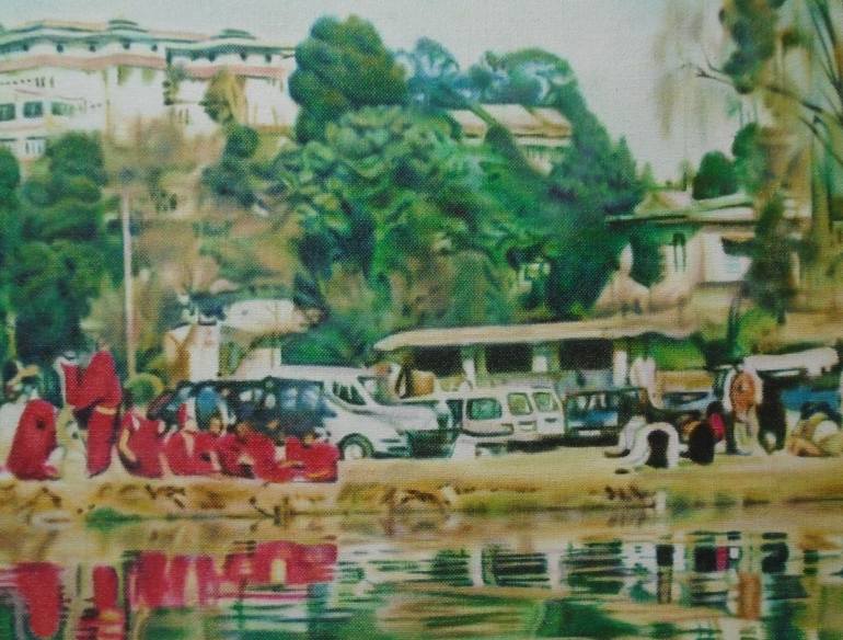 Original Realism Water Painting by Jayanta Basu