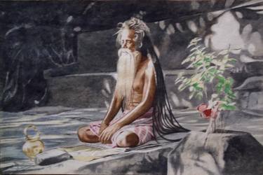 Sadhu at Panchalingeshwar thumb